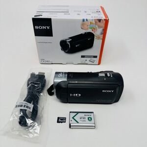 Sony Handycam HDR-CX240 HD Video Camera Camcorder Black 9.2MP 54x Zoom Boxed